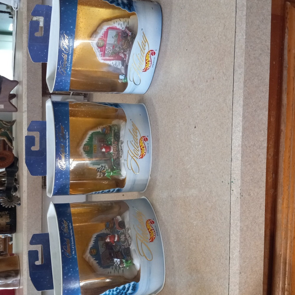Holiday vintage Hot Wheels set